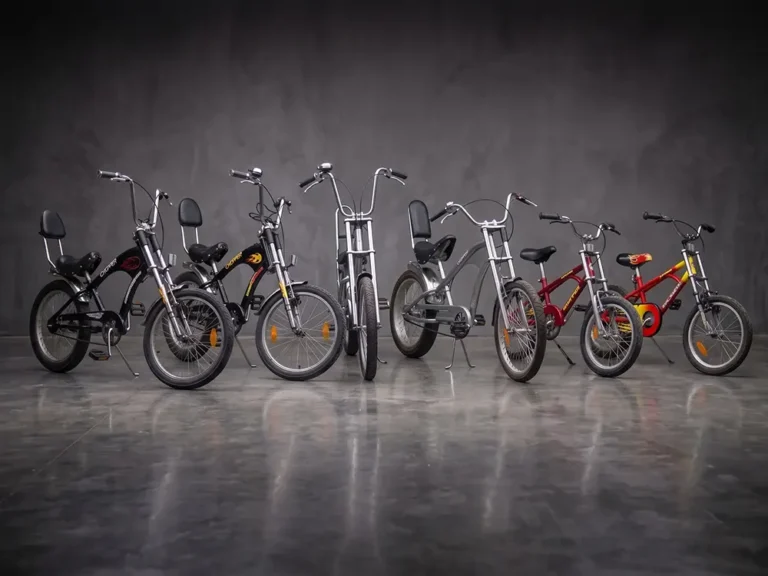 Klasszikus chopper bicikli flotta - Schwinn Csepel és Wild Dog kerékpár bérlés Pest megye